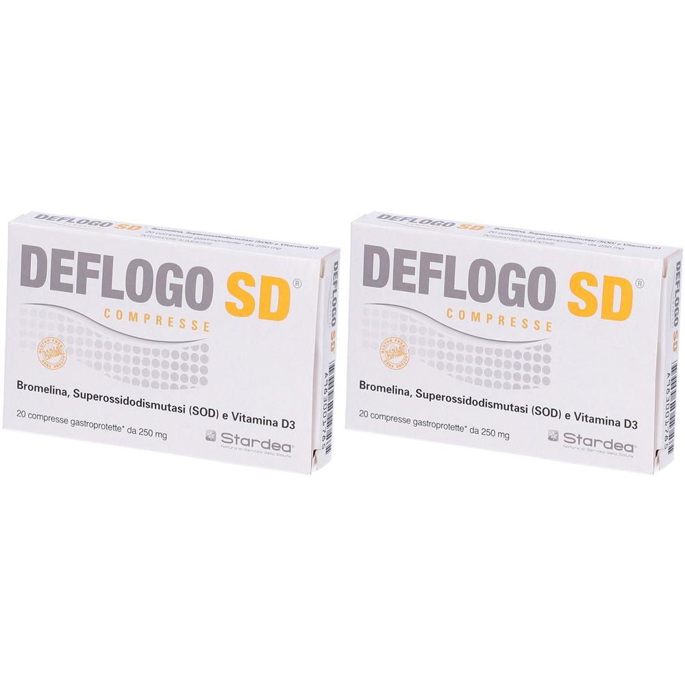 Deflogo SD Compresse Gastroprotette Set da 2