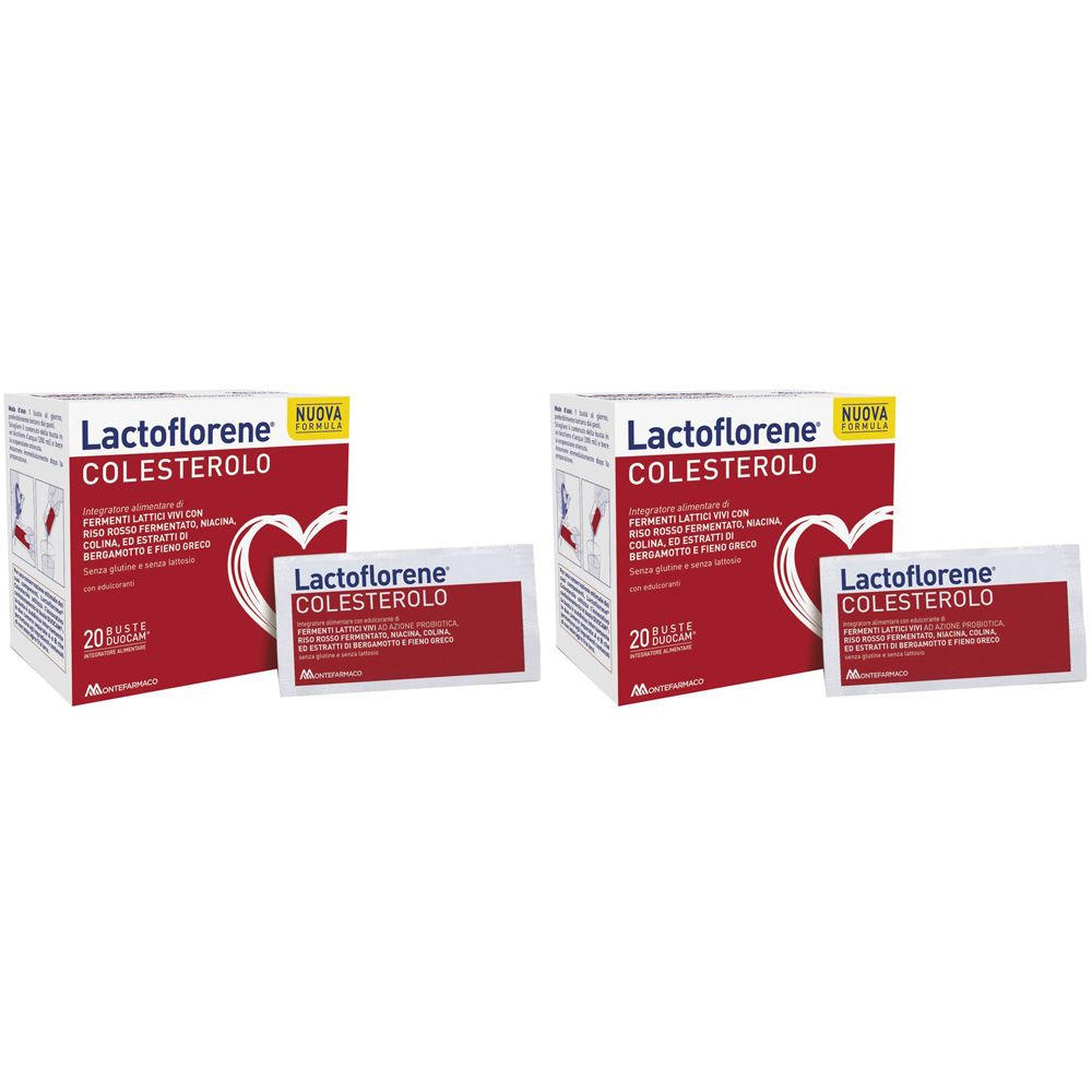 Montefarmaco Lactoflorene Colesterolo Set da 2