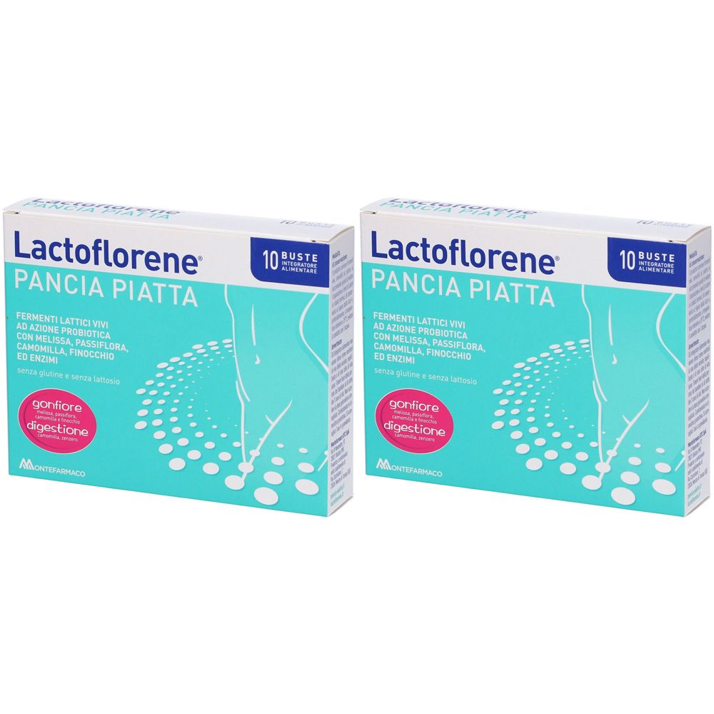 Lactoflorene Pancia Piatta 10 Bustine Gonfiore e Digestione