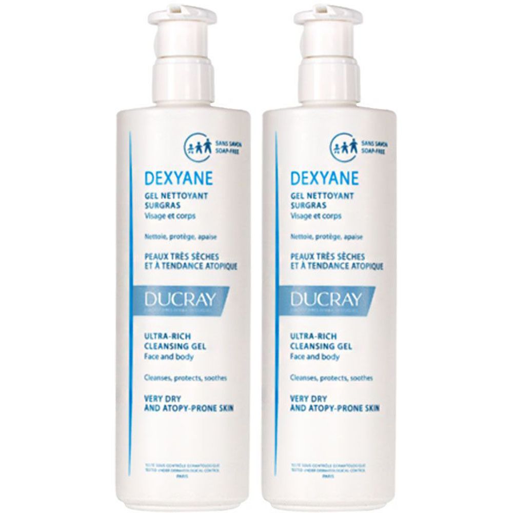 DUCRAY Dexyane Gel Detergente Surgras Set da 2