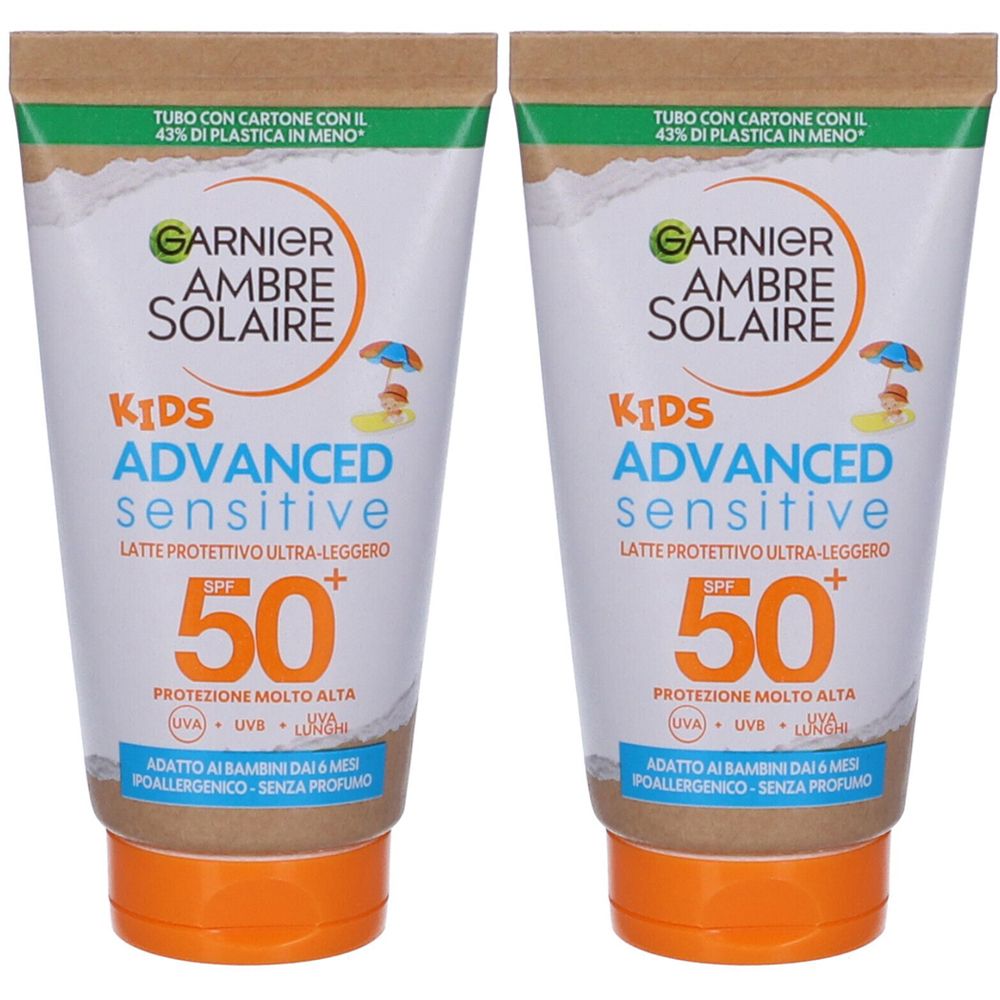 Garnier Ambre Solaire Advanced Sensitive Kids Sp50+ Baby Set da 2
