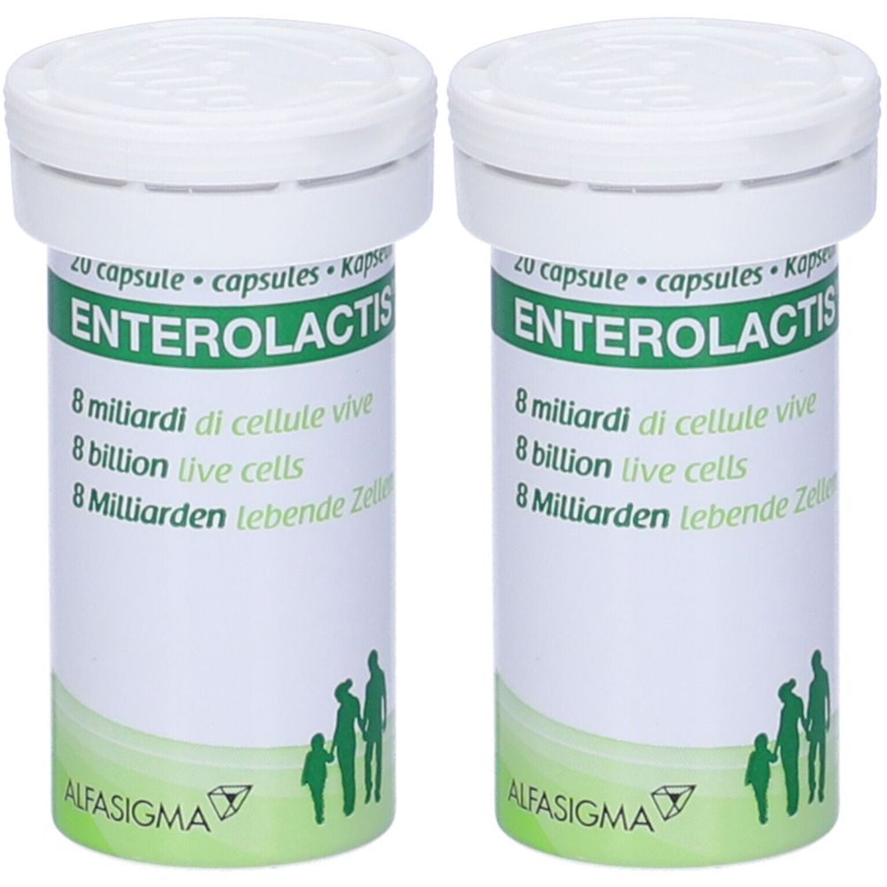Enterolactis Capsule 20 Capsule Set da 2