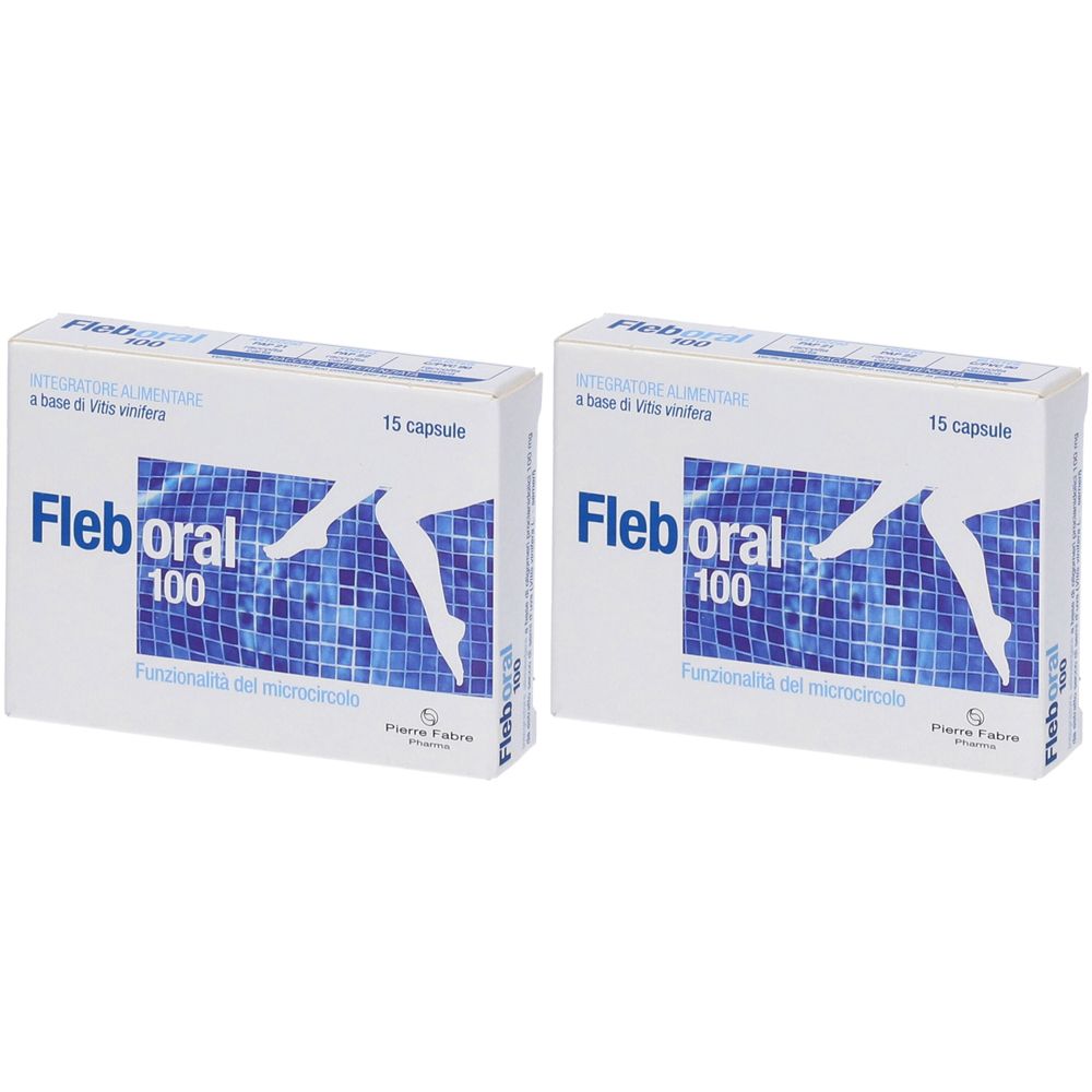 Pierre Fabre Fleboral® 100 Integratore Alimentare Capsule Set da 2