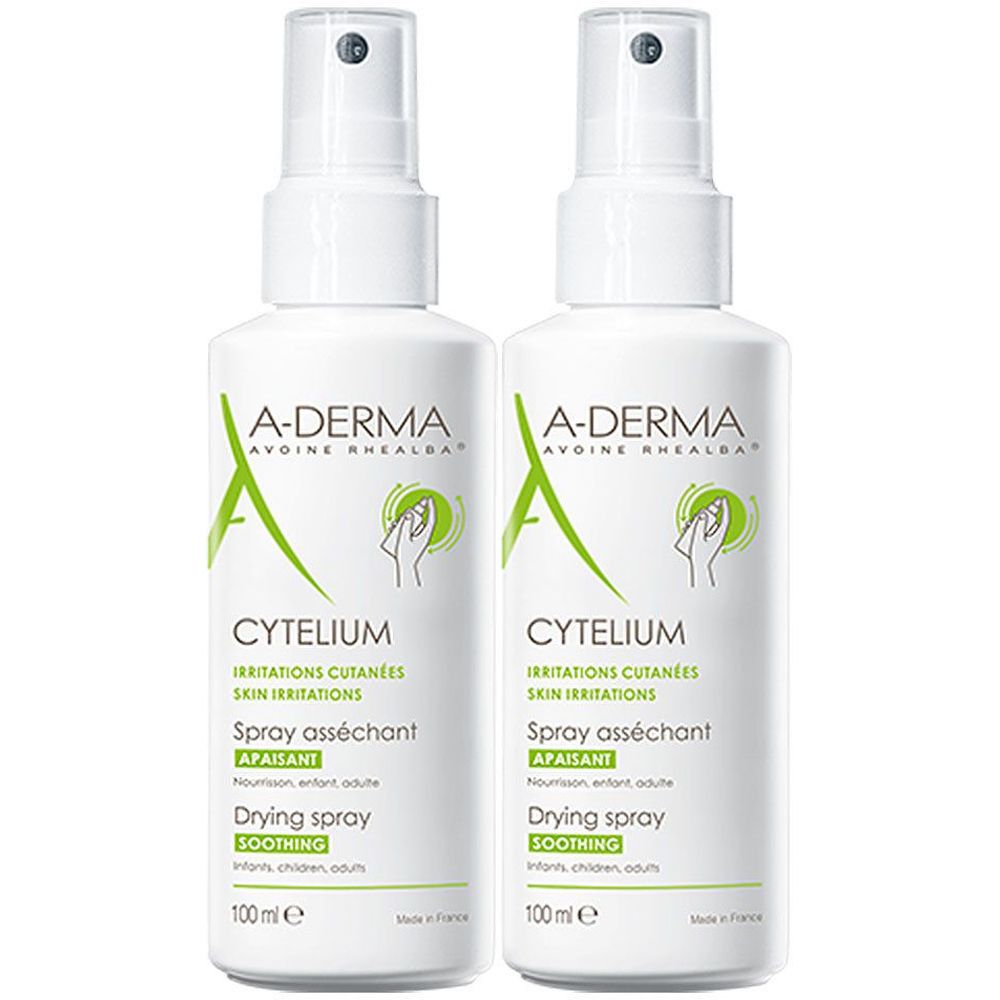 A-DERMA Cytelium Spray Assorbente Set da 2