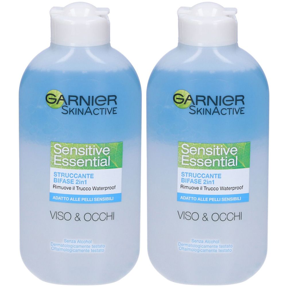 Garnier Struccante Sensitive, Bifase, 2in1 Set da 2