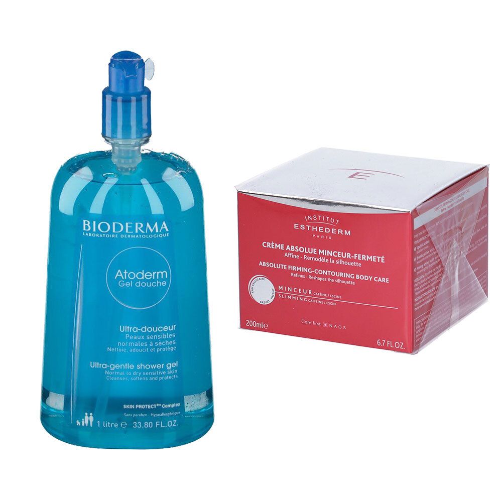 Bioderma Atoderm Gel Doccia + Institut Esthederm Crema Corpo Tonificante