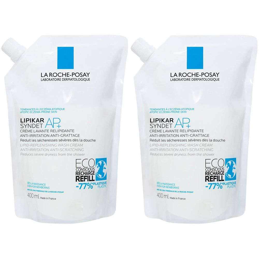 La Roche-Posay Lipikar Syndet AP+ 400 ml Set da 2