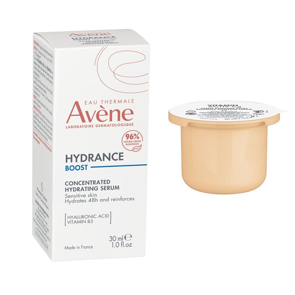 Avène Hydrance Boost Siero Concentrato Idratante + Vitamin Activ Cg Crema Giorno Intensiva Illuminante Ecoricarica - Antietà