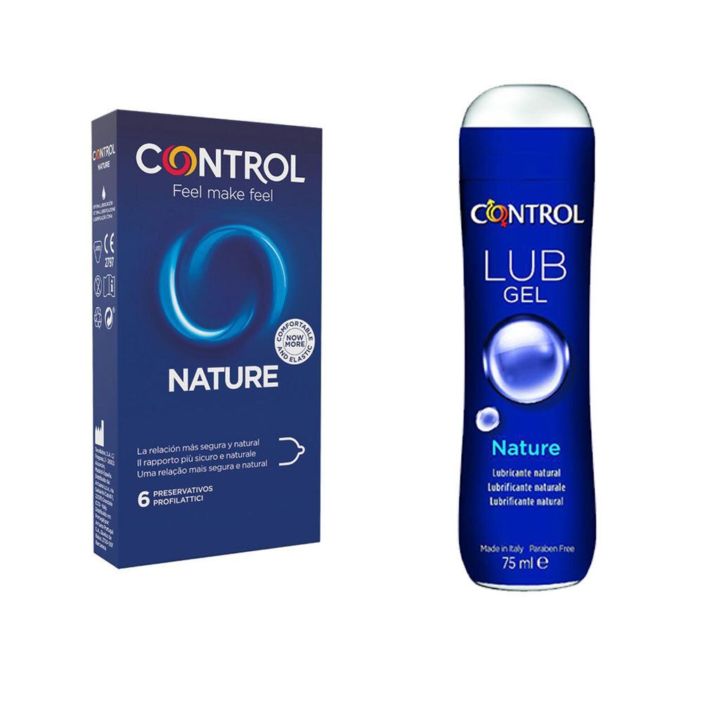 CONTROL Nature 6 Pz + CONTROL Lub Gel Nature