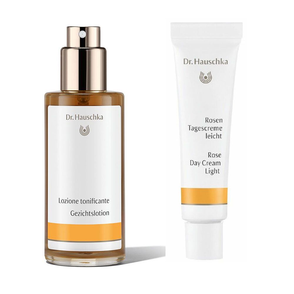 Dr. Hauschka Lozione Tonificante + Crema alla Rosa Light Giorno