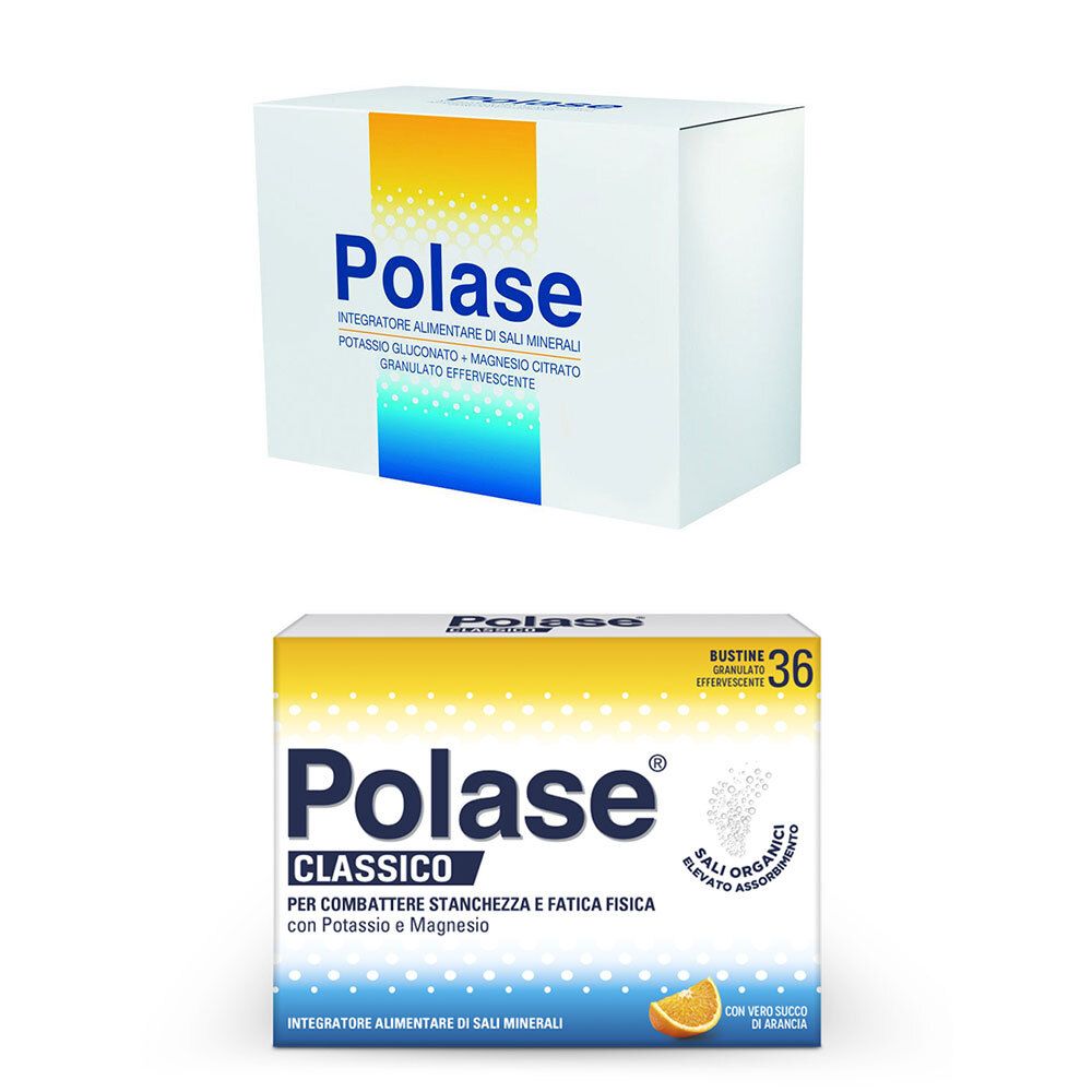 Polase Integratore Potassio e Magnesio Arancia 24 + 36 Bustine