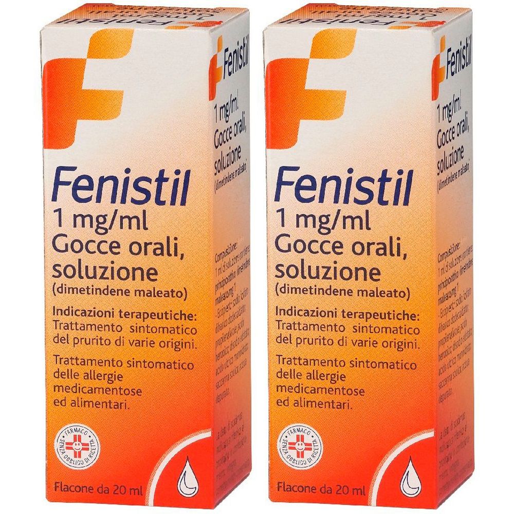 Fenistil 1 mg/ml gocce orali, soluzione Set da 2