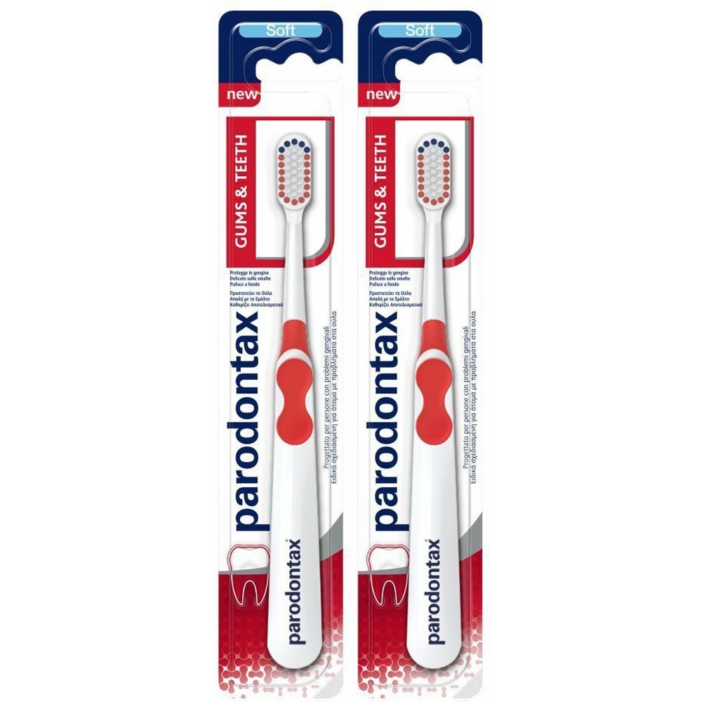 Parodontax Spazzolino Gum & Teeth Soft Set da 2