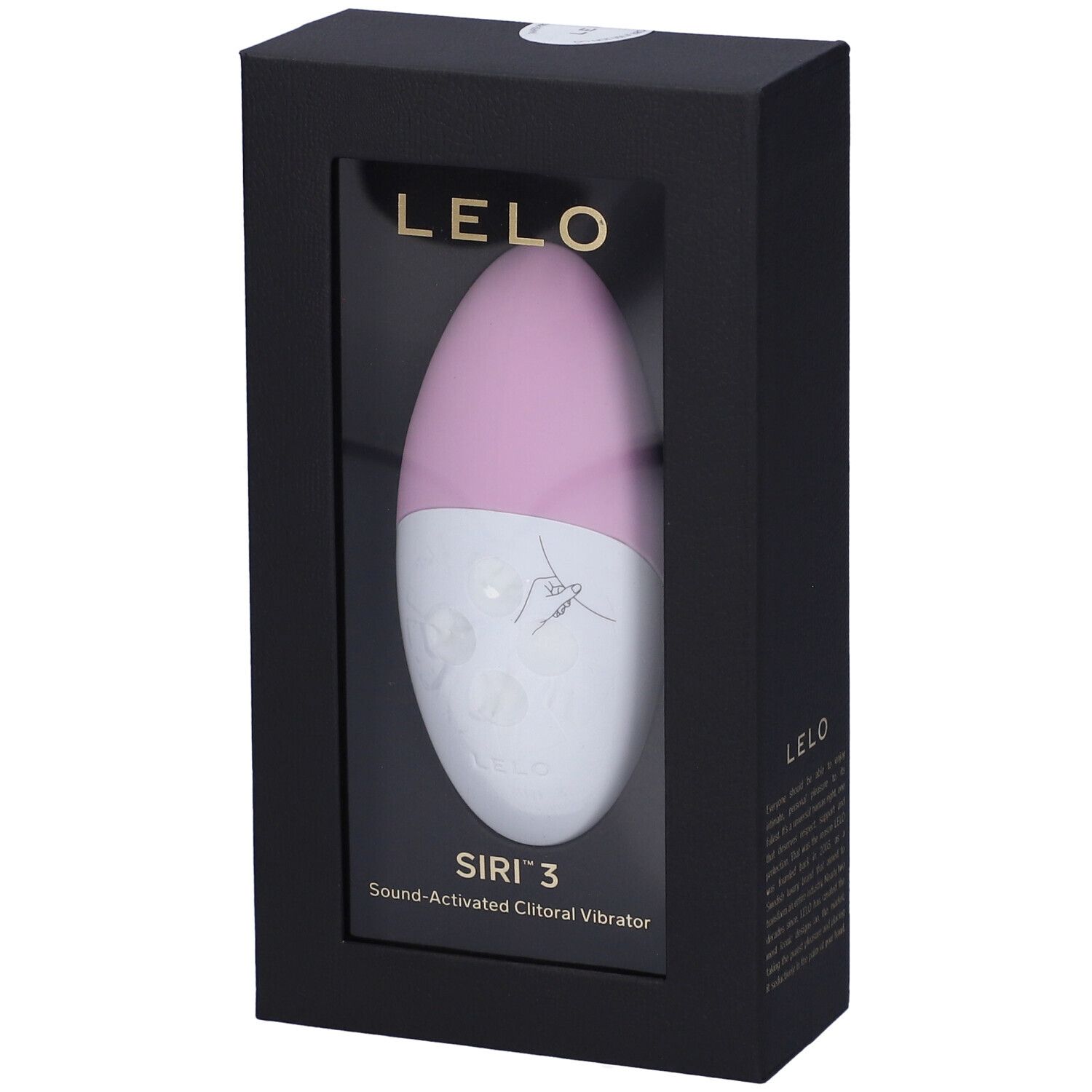 Lelo Siri3 Vibratore Attivato dal Suono Colore Soft Pink