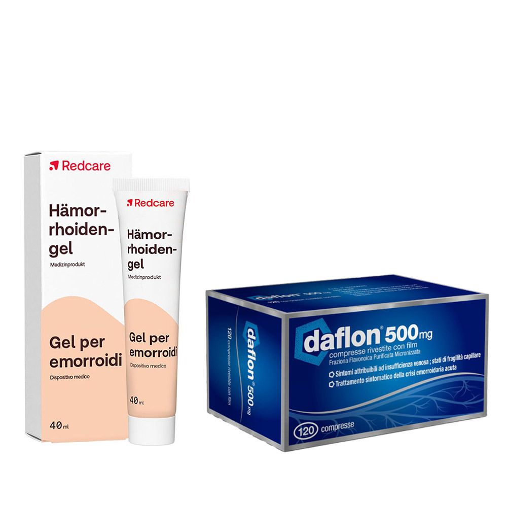 Redcare Gel per Emorroidi + Daflon® 500