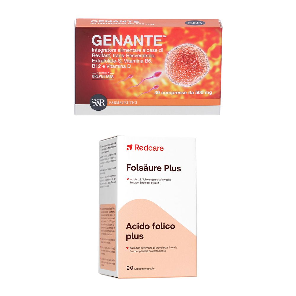 S&R Farmaceutici GENANTE™ + Redcare Acido folico