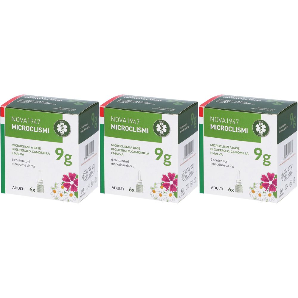 Nova1947 Microclismi Set da 3