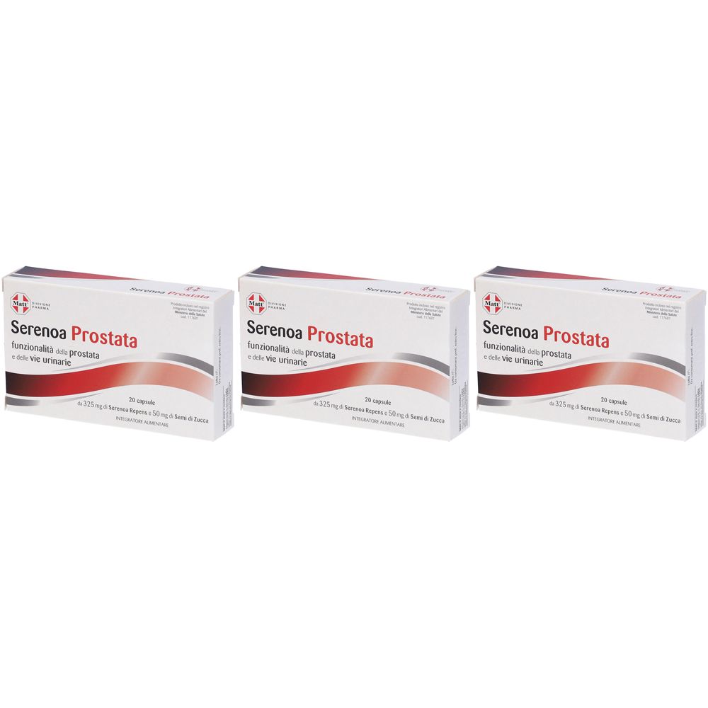 MATT Serenoa Prostata Set da 3