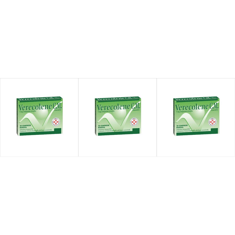 Verecolene C.M. 3x20 pz Compresse rivestite con film