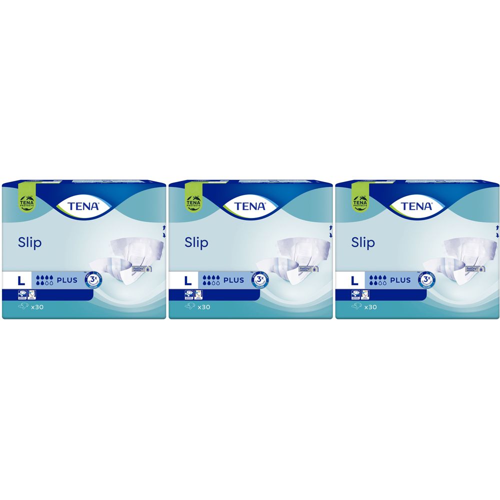 Tena Slip Plus L 3x30 pz Assorbenti