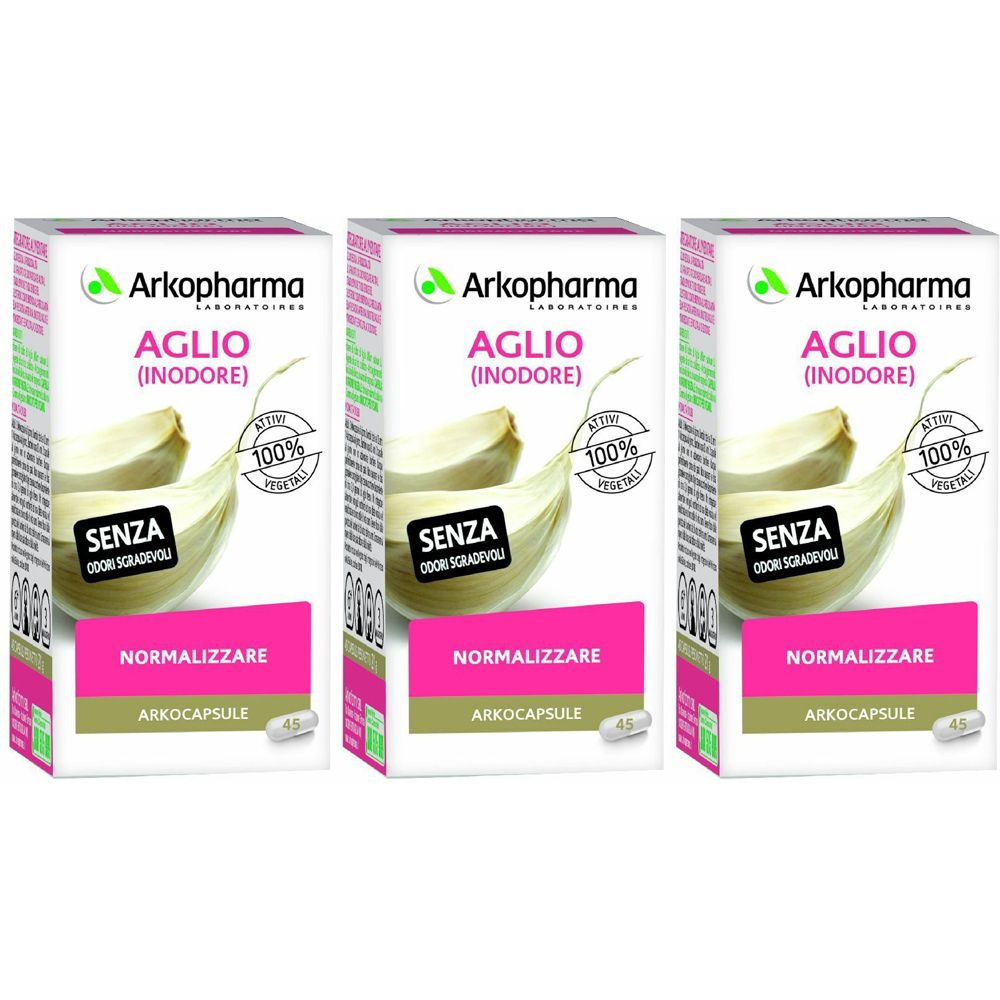 Arkopharma Arkocapsule®  Aglio Set da 3 - risparmia il 10% con il codice: ARKO10