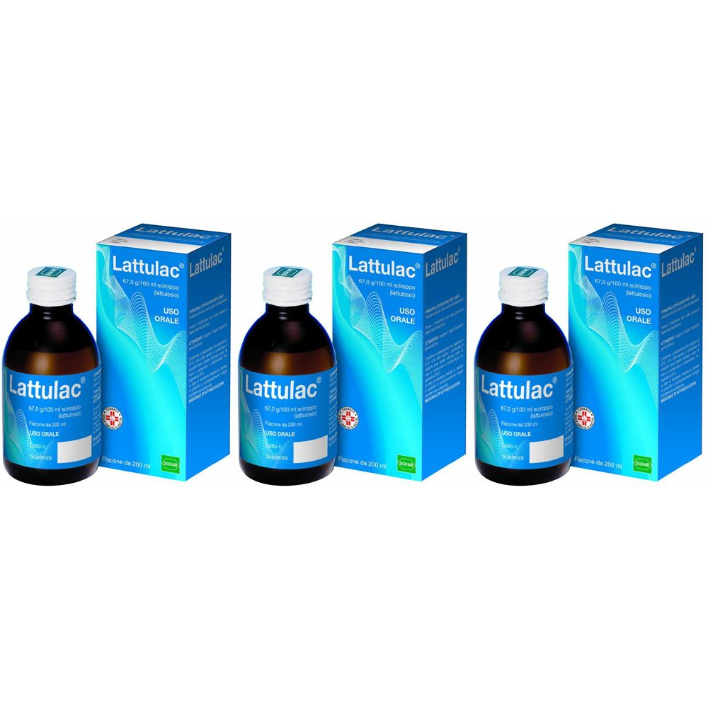 Lattulac® 67,0 g/100 ml Sciroppo Set da 3