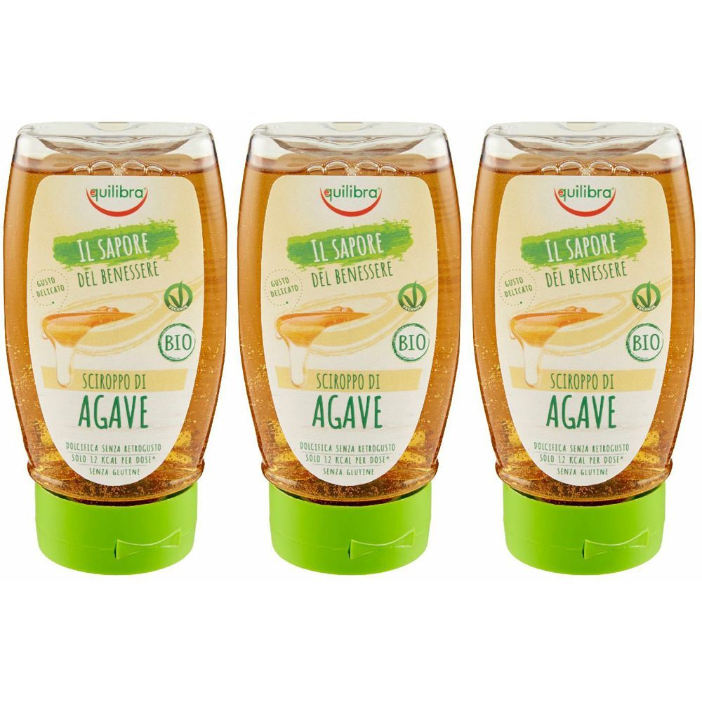 Equilibra® Sciroppo Di Agave Biologico Set da 3
