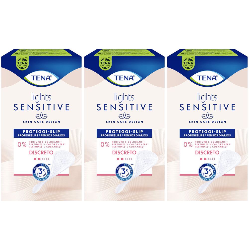 Tena® lights Proteggi-Slip Discreto Set da 3