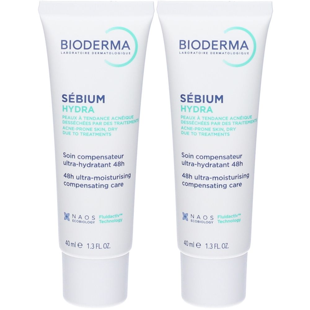 BIODERMA Sebium Hydra Crema ultra idratante lenitiva pelle acneica Set da 2