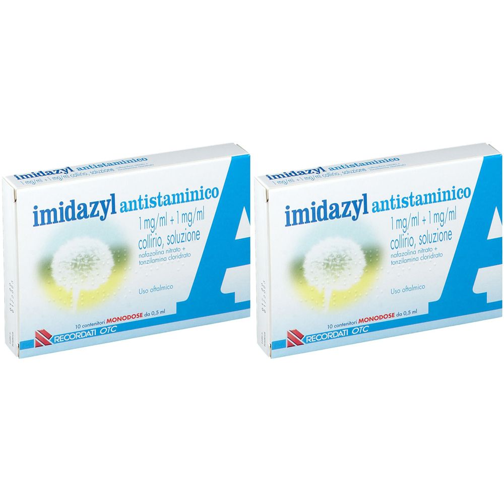 Imidazyl atistaminico 1 mg/ml Collirio 10 Flaconcini Set da 2