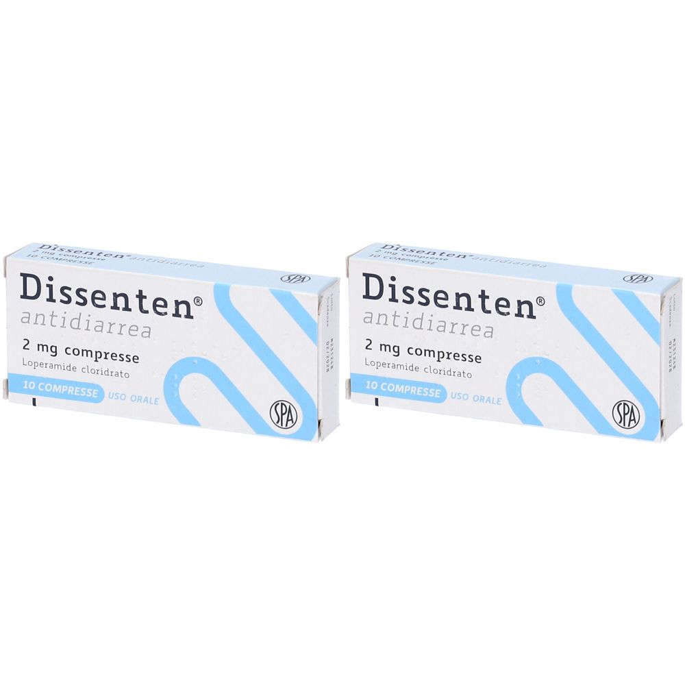 Dissenten® Antidiarrea 2 mg Compresse Set da 2