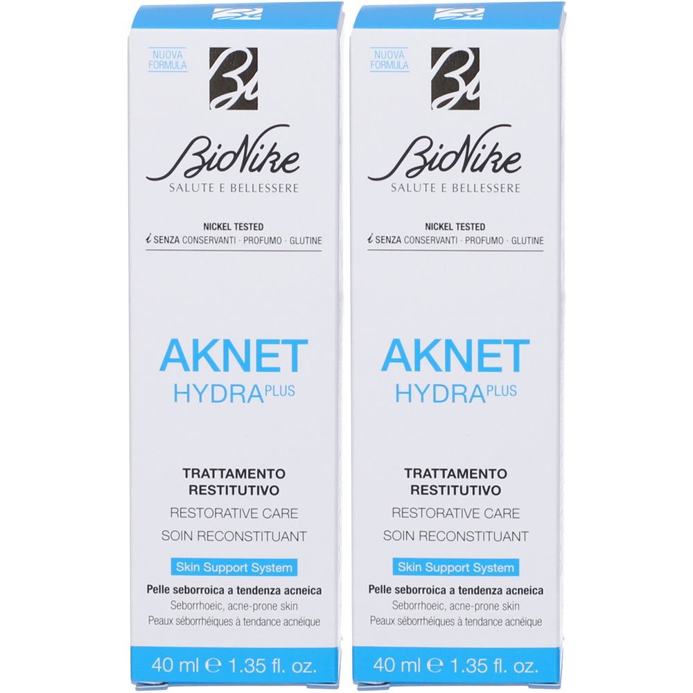 BioNike Aknet HydraPlus Trattamento Restitutivo Set da 2