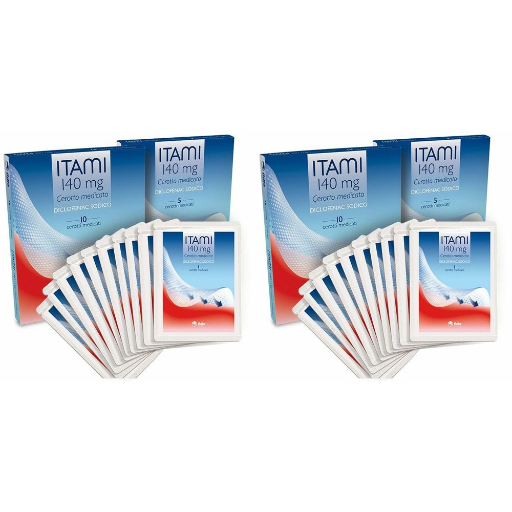 Itami 140 mg Cerotto medicato Set da 2