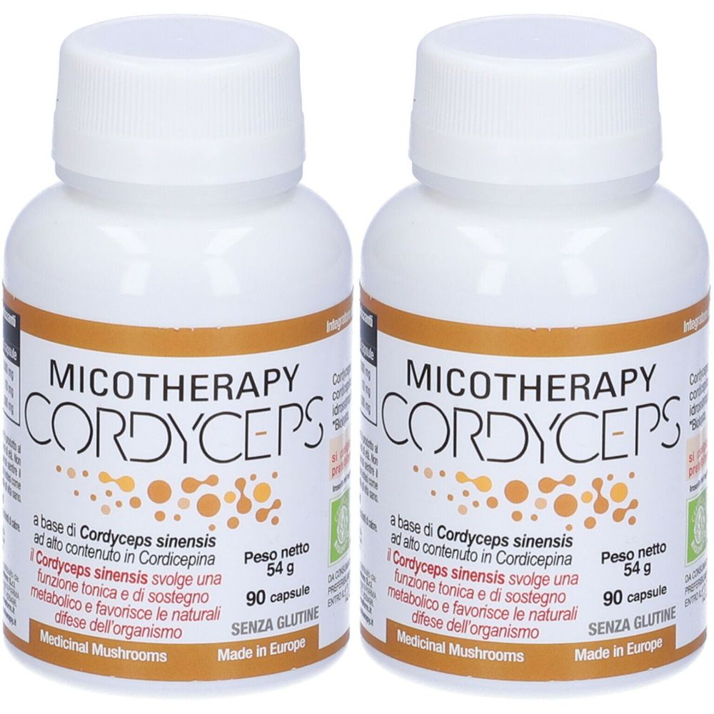 Micotherapy Cordyceps Integratore Alimentare Set da 2