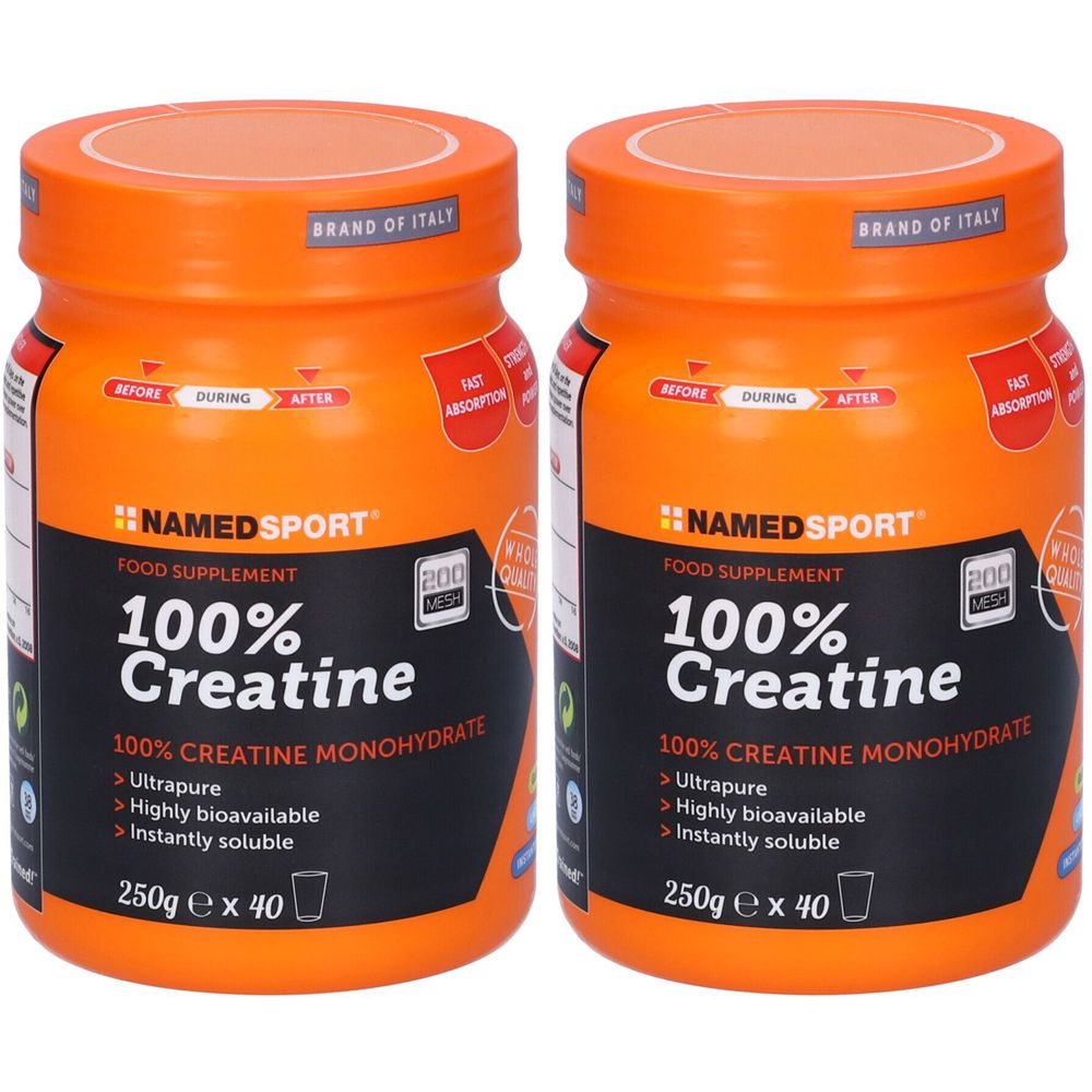 NAMEDSPORT® 100% Creatine Set da 2