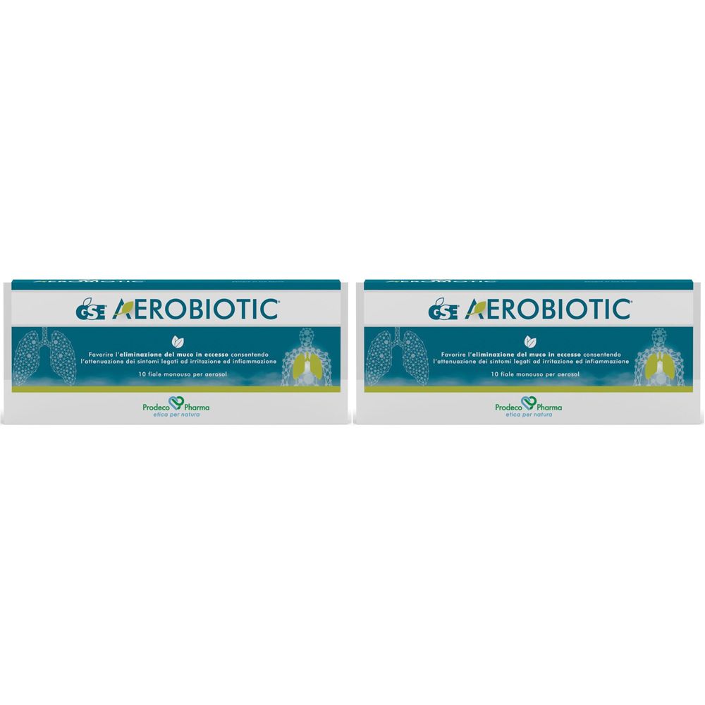 Gse® Aerobiotic Soluzione per Aerosol Set da 2