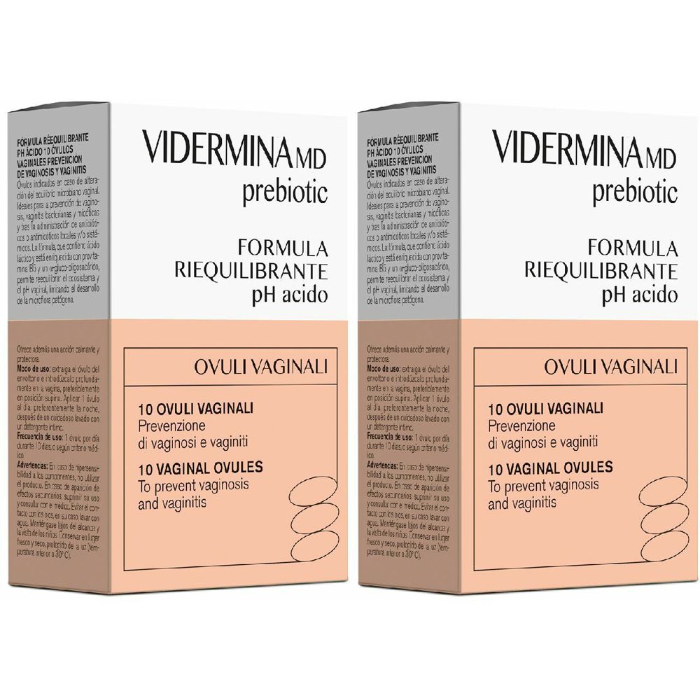 Vidermina MD Prebiotic Ovuli Set da 2