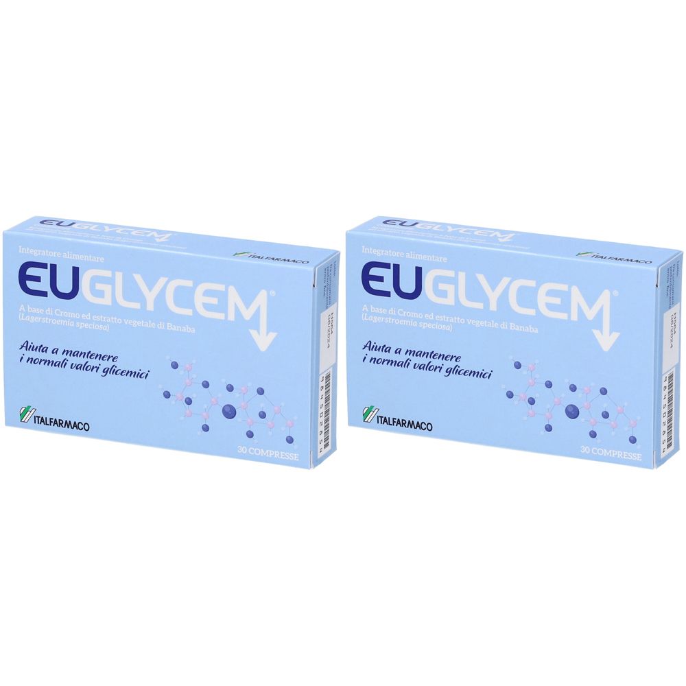 Euglycem 30 Compresse Set da 2