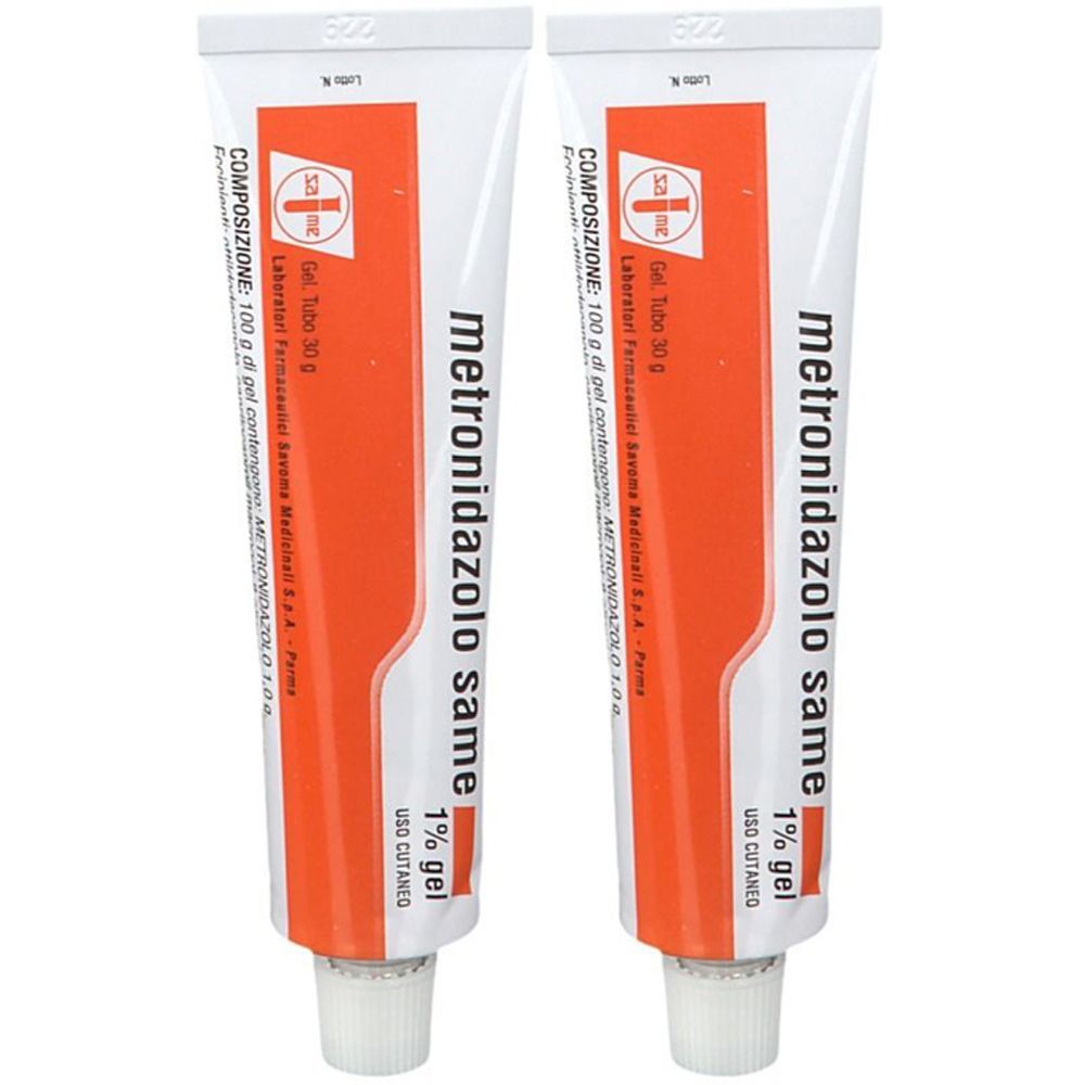metronidazolo same 1% Gel Set da 2