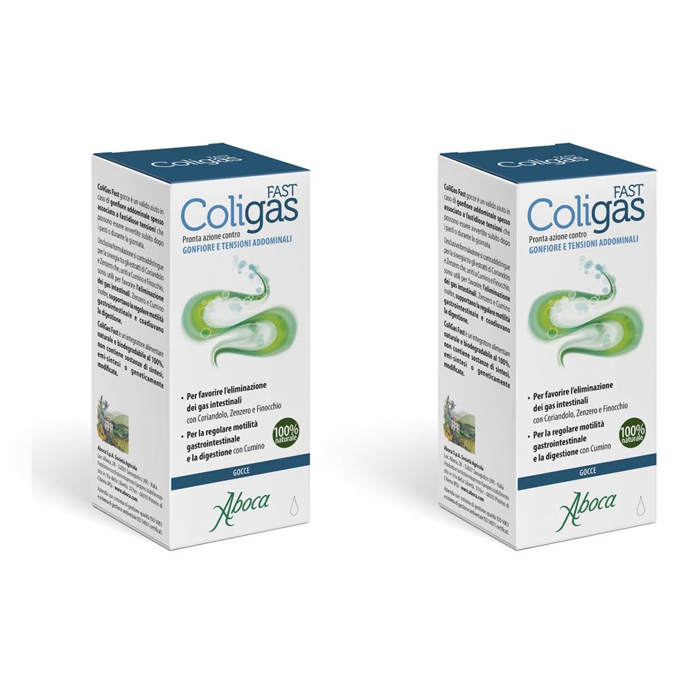 ColiGas Coligas FAST GOCCE Set da 2