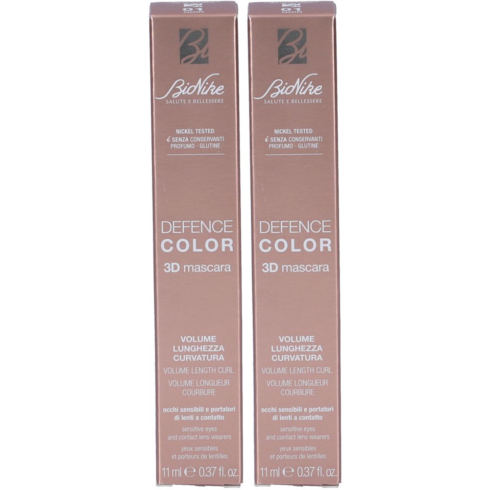 BioNike Defence Color Mascara 3D 01 Noir Set da 2