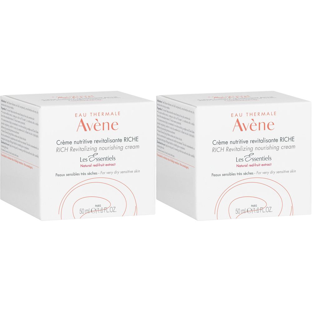 Avène Crema Nutritiva Rivitalizzante Ricca Set da 2