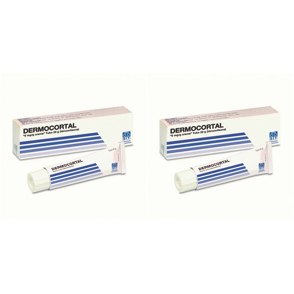 Dermocortal 5 mg/g Crema Set da 2