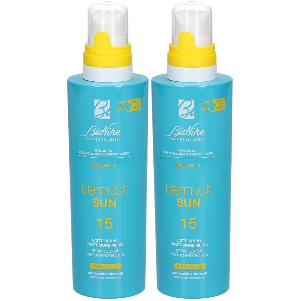 BioNike Defence Sun Latte Spray SPF 15 Set da 2