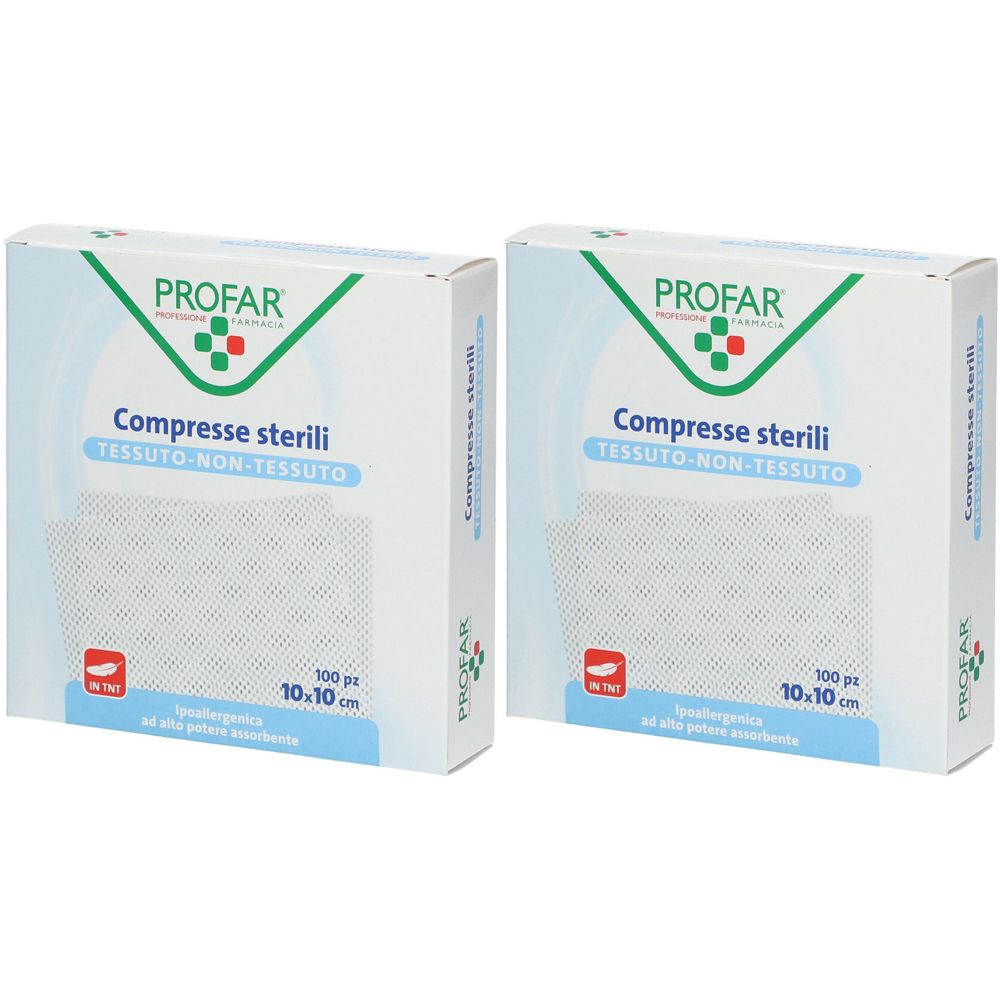 PROFAR® Compresse Sterili 10 x 10 cm Set da 2