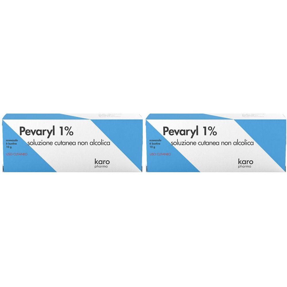 PEVARYL® SOLUZIONE CUTANEA 6 Bustine 10 g Set da 2