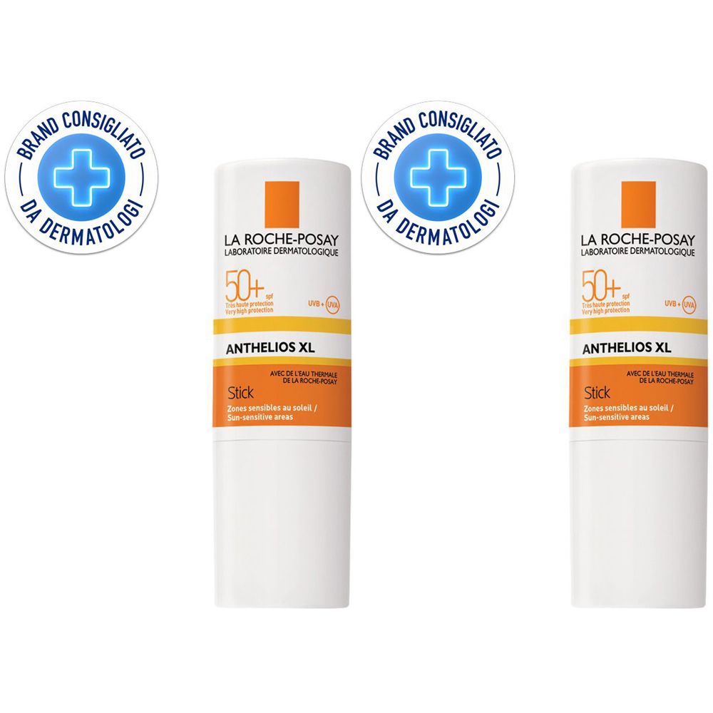 La Roche-Posay Anthelios Stick Protettivo Zone Sensibili SPF50+ 9 ml Set da 2