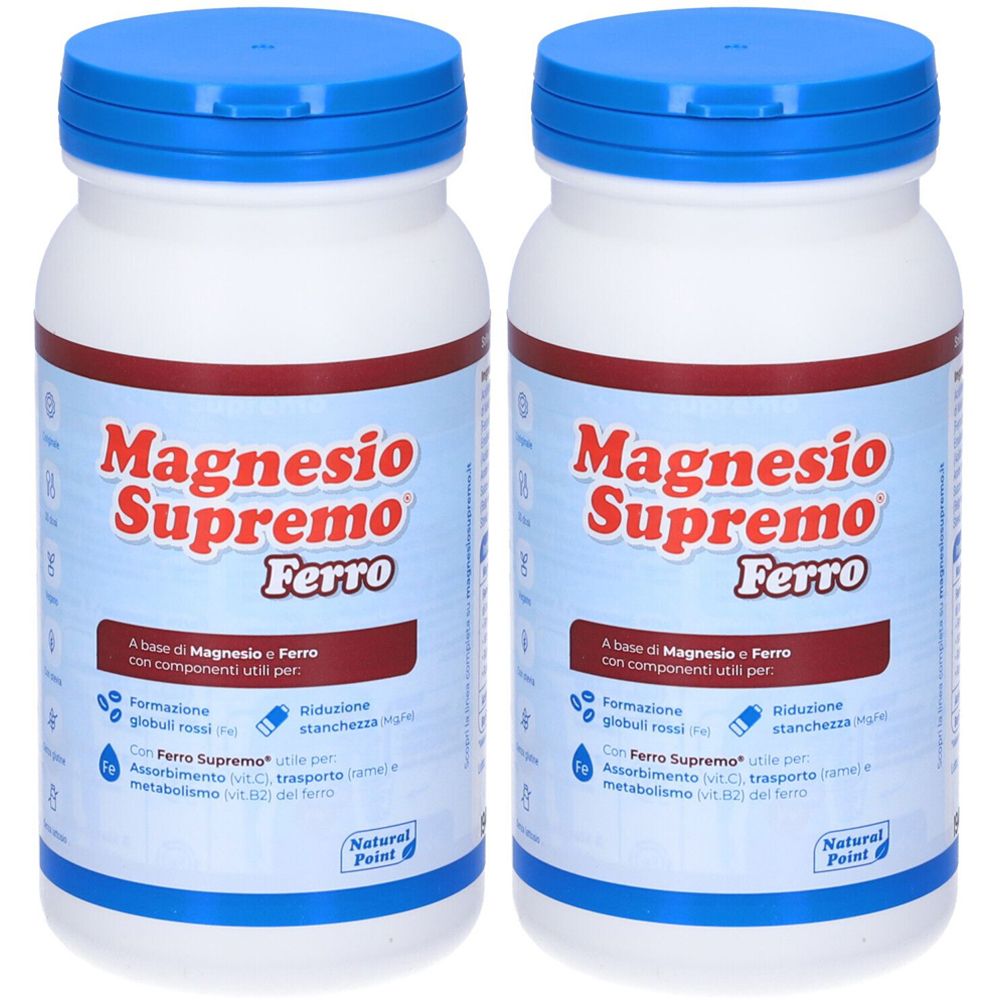 Magnesio Supremo Ferro Polvere Set da 2
