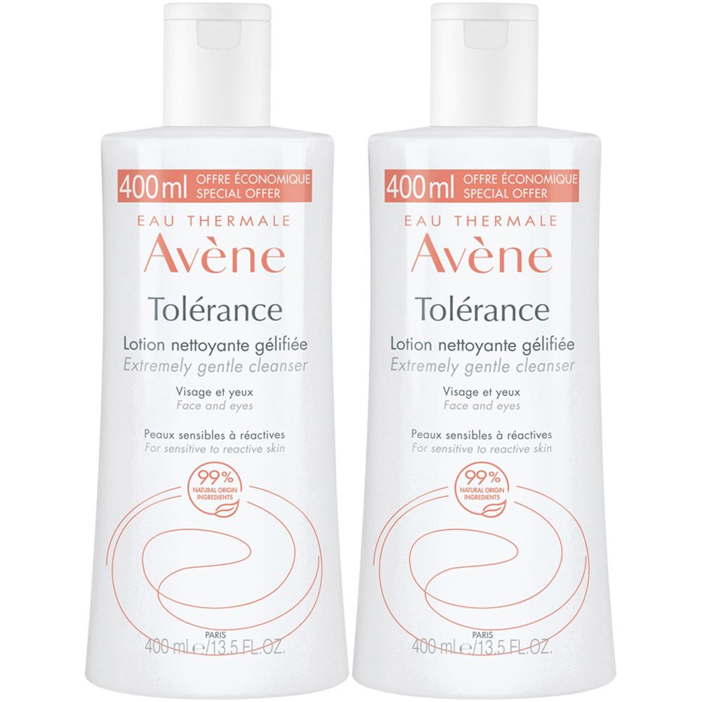 Avène Tolérance Lozione Detergente In Gel Set da 2