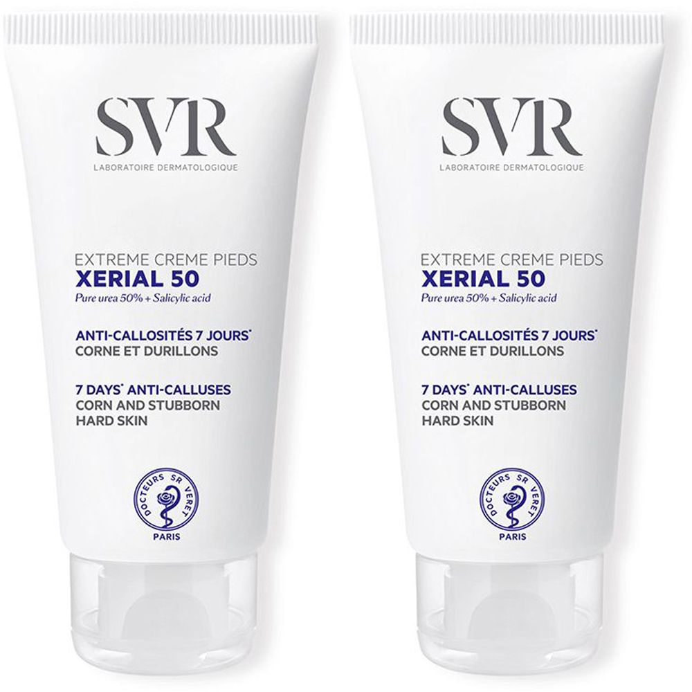 SVR Xérial 50 Extrême Crème Pieds Set da 2